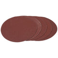 Draper Hook and Loop Aluminium Oxide Sanding Discs, 180mm, 100 Grit (Pack of 5)