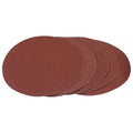 Draper Hook and Loop Aluminium Oxide Sanding Discs, 180mm, 80 Grit (Pack of 5)