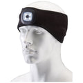 Draper Headband with USB Rechargeable LED Torch, 1W, Black, One Size 95172