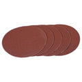 Draper Hook and Loop Aluminium Oxide Sanding Discs, 180mm, 60 Grit (Pack of 5)