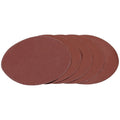 Draper Hook and Loop Aluminium Oxide Sanding Discs, 180mm, 120 Grit (Pack of 5)